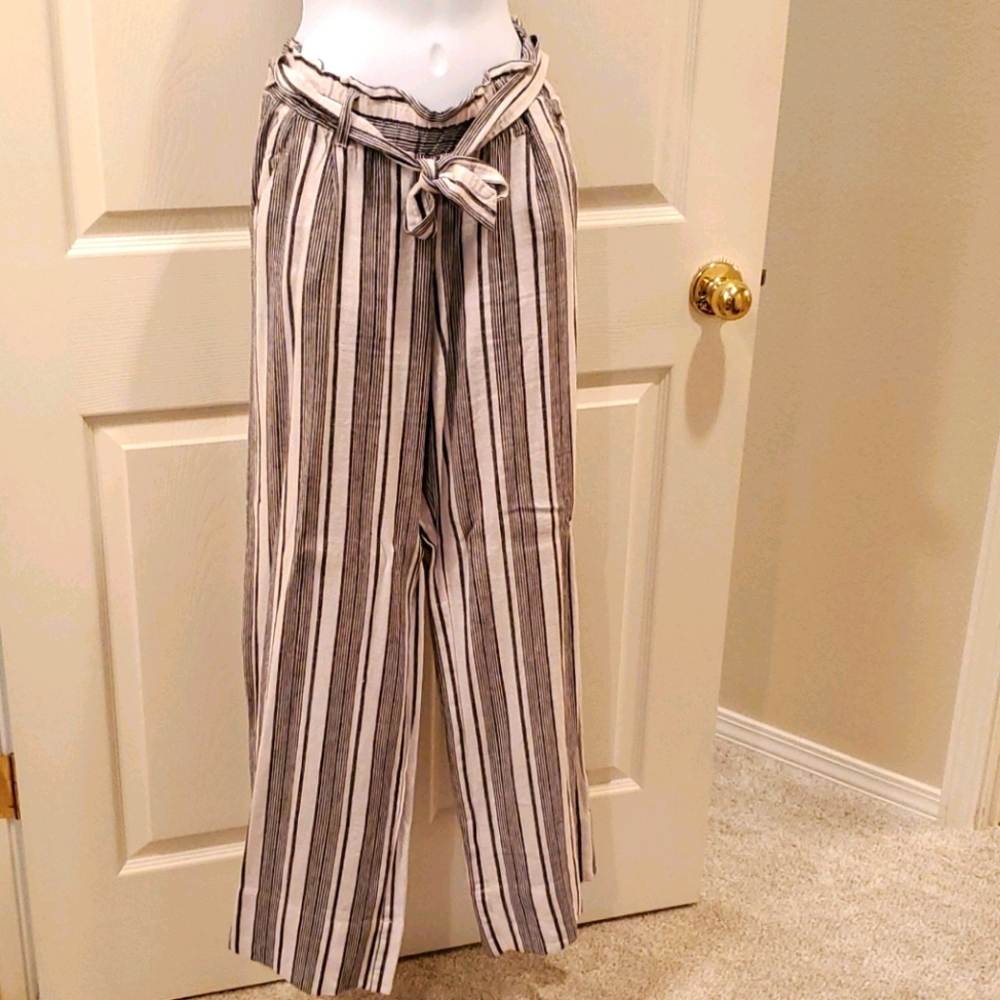Linen Wide Leg Pants